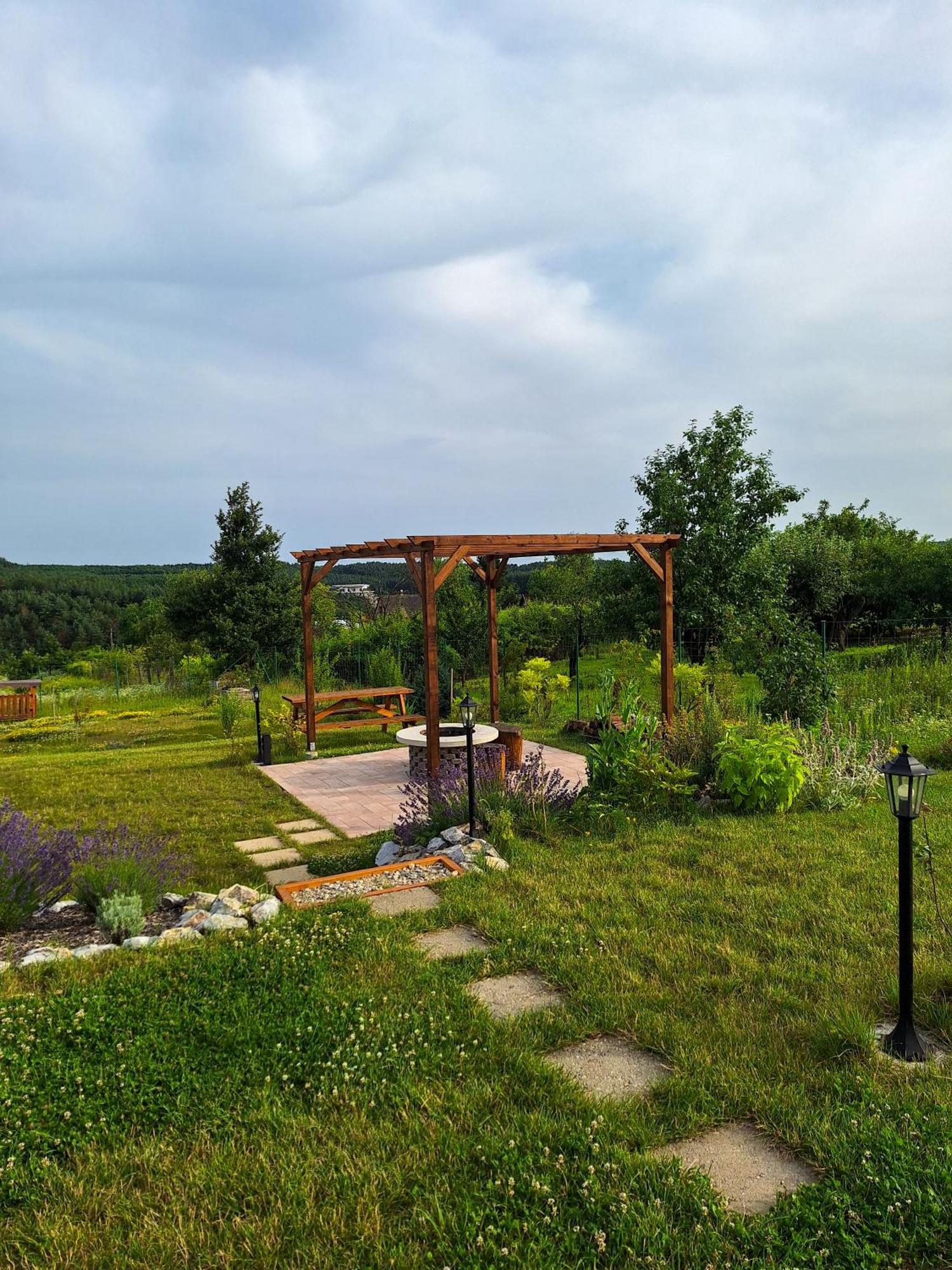 Zoeld Terasz Vendeghaz Appartement Egerszalók Buitenkant foto